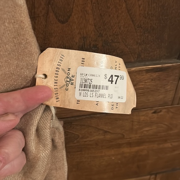 Womens new with tag Cotton Rye outfitters button up shirt jacket - Picture 6 of 7